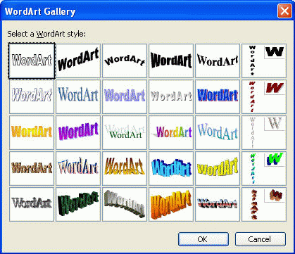 how to add word art to slides